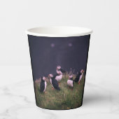 Atlantic Puffins Paper Cups Pappbecher (Vorderseite)