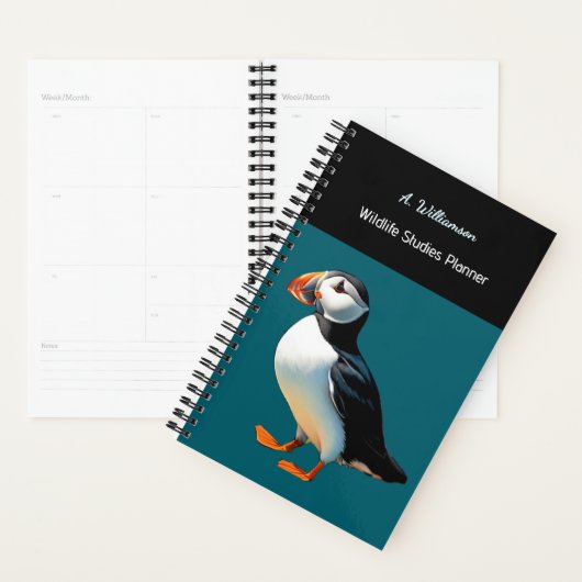 Atlantic Puffle Bird Wildlife Ocean Custom Planer (Anzeige)