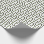 Atlantic Salmon Stripe Geschenkpapier (Ecke)