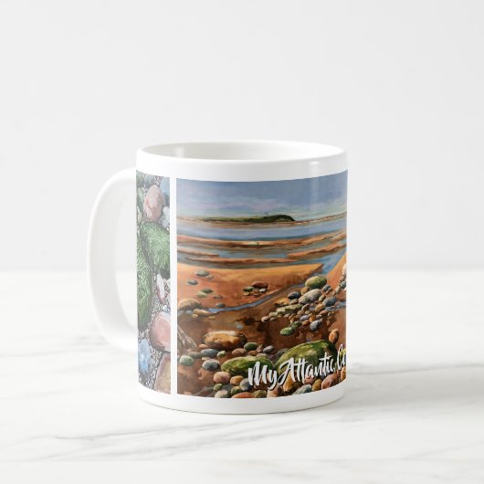 Atlantic Sea Coastal Personalize Kaffeetasse (Vorderseite Links)