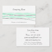 Atlantic Strip Visitenkarte weiß (Vorne/Hinten)