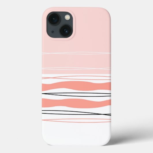 Atlantic Stripe Pink horizontal iPad Mini Gehäuse Case-Mate iPhone Hülle (Rückseite)