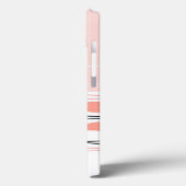 Atlantic Stripe Pink horizontal iPad Mini Gehäuse Case-Mate iPhone Hülle (Rückseite / Links)
