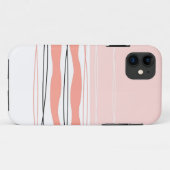 Atlantic Stripe Pink horizontales iPhone Gehäuse Case-Mate iPhone Hülle (Rückseite (Horizontal))