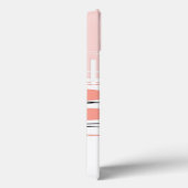 Atlantic Stripe Pink Name horizontal iPad Mini Case-Mate iPhone Hülle (Rückseite / Rechts)