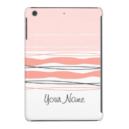 Atlantic Stripe Pink Name horizontal iPad Mini Case-Mate iPhone Hülle
