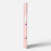 Atlantic Stripe Pink Name Vertical iPad Mini Fall Case-Mate iPhone Hülle (Rückseite / Rechts)