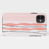 Atlantic Stripe Pink Vertical iPhone Gehäuse Case-Mate iPhone Hülle (Rückseite (Horizontal))