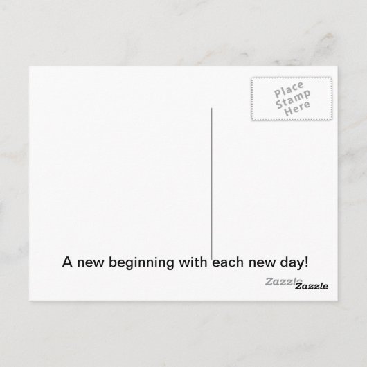 Atlantic Sunrise Postkarte (Rückseite)