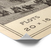 Atlantic View Friedhof, Squan Village, NJ Poster (Ecke)