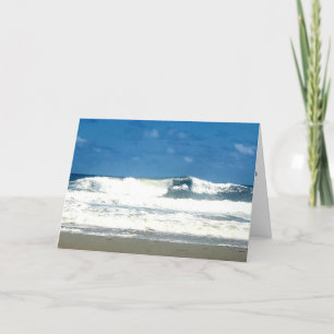 "Atlantic Waves" Danke Karte