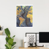 "Atlantik: 1968 - Die Atlantik-BODEN-Karte. Poster (Heimbüro)