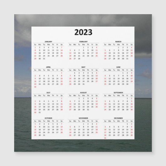 Atlantik 2023 Magnetkalender Magnetkarte (Vorderseite)