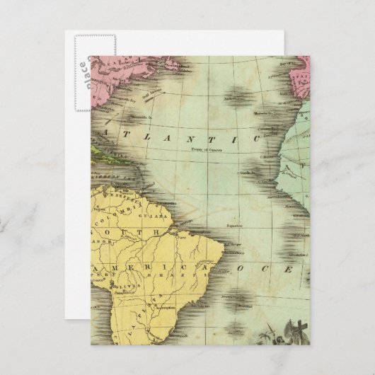 Atlantik 4 postkarte (Vorne/Hinten)