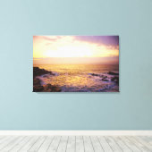 Atlantik bei Sonnenaufgang, Blick von Portland Leinwanddruck (Insitu (Holzboden))