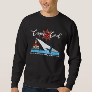 Atlantik Cape Cod Massachusetts Leuchtturm Wal W Sweatshirt