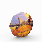 Atlantik City Beach Boardwalk Pop Art Fotoblock (Links)