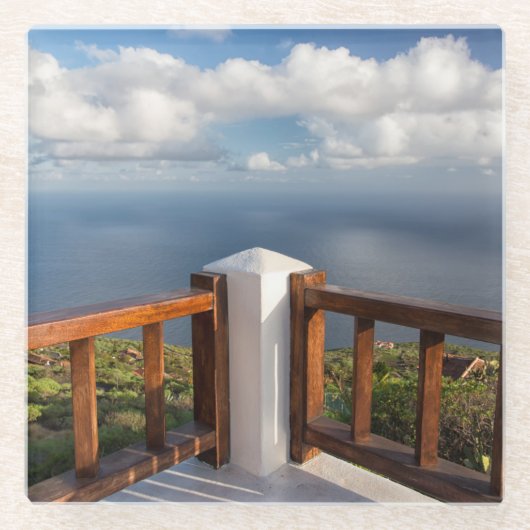 Atlantik Glasuntersetzer (Vorderseite)