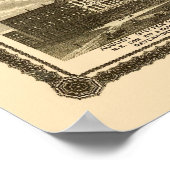 Atlantik, IA Panoramakarte - 1875 Poster (Ecke)