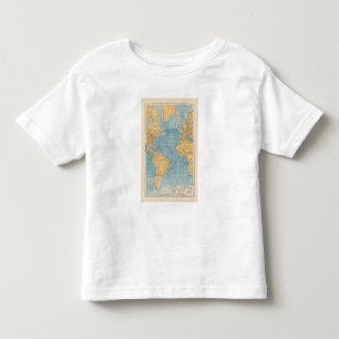 Atlantik-Karte Kleinkind T-shirt
