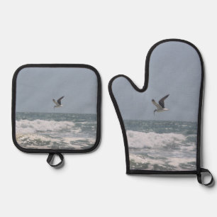 Atlantik Ofenhandschuh & Topflappen-Set