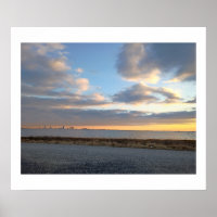 Atlantik Ozean Sonnenuntergang Poster
