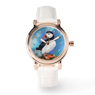 Atlantik-Papageientaucher-Beobachtung Armbanduhr