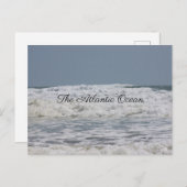 Atlantik Postkarte (Vorne/Hinten)