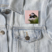 Atlantik-Puffin (Fatercula arctica) 6 Button (Beispiel)