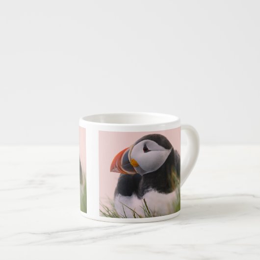 Atlantik-Puffin (Fatercula arctica) 6 Espressotasse (Vorderseite Rechts)
