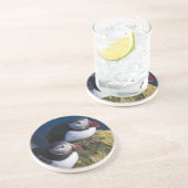 Atlantik-Puffin (Fratercula arctica) 7 Sandstein Untersetzer (Seite)