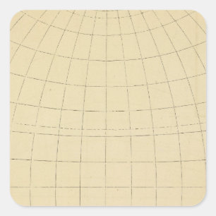 Atlantik Quadratischer Aufkleber