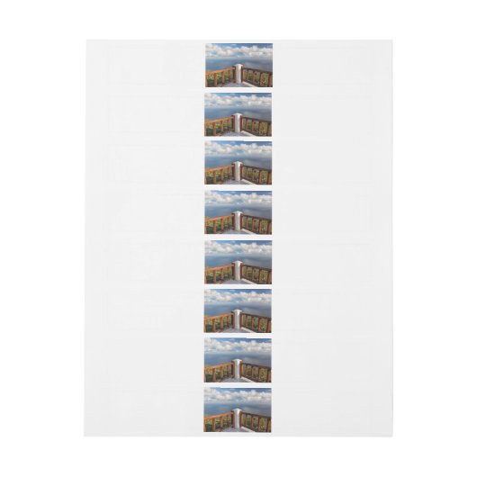 Atlantik Rundum-Adressaufkleber (Bogen)