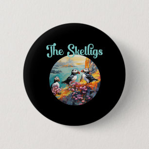 Atlantik Skelligs Michael Papageientaucher Kleine Button