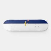 Atlantikinseln Flagge Skateboard (Horizontal)