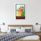 Atlantikstadt Leinwanddruck (Insitu (Schlafzimmer))