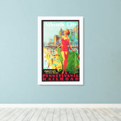 Atlantikstadt Leinwanddruck (Insitu (Holzboden))