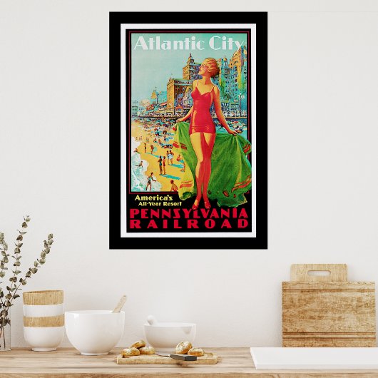 Atlantikstadt Poster (Küche)