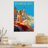 Atlantikstadt Poster (Küche)