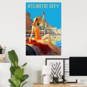 Atlantikstadt Poster (Heimbüro)