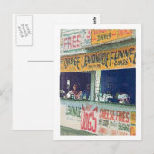 Atlantikstadt Postkarte (Vorne/Hinten)