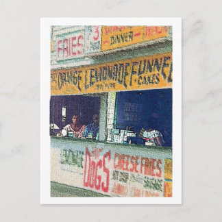 Atlantikstadt Postkarte