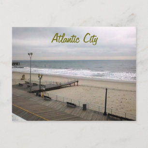 Atlantikstadt Postkarte