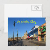 Atlantikstadt Postkarte (Vorne/Hinten)