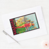 Atlantikstadt Rechteckiger Aufkleber (Umschlag)