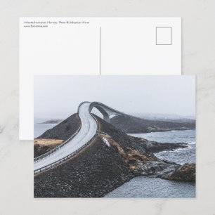 Atlantikstraße Postkarte