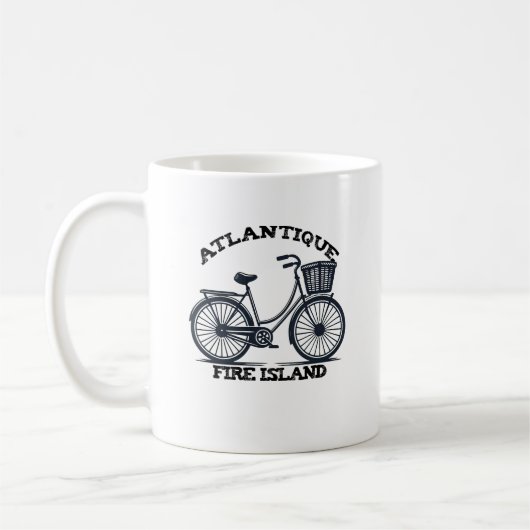 ATLANTIQUE Fire Island Rad Sommerstrand Kaffeetasse (Links)