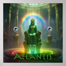 Atlantis Amulet Poster