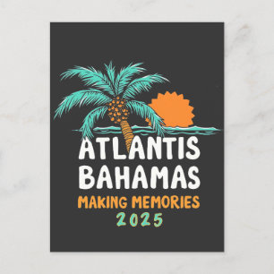 Atlantis Bahamas Erinnerungen schaffen 2025 Postkarte