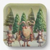 Atlantis Die verlorene Papiertafel Pappteller (Vorderseite)